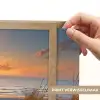 Zonsondergang - Duinen - Strand - Zee Light Box met batterij (Wandlamp) middel -USP_websiteprintNL