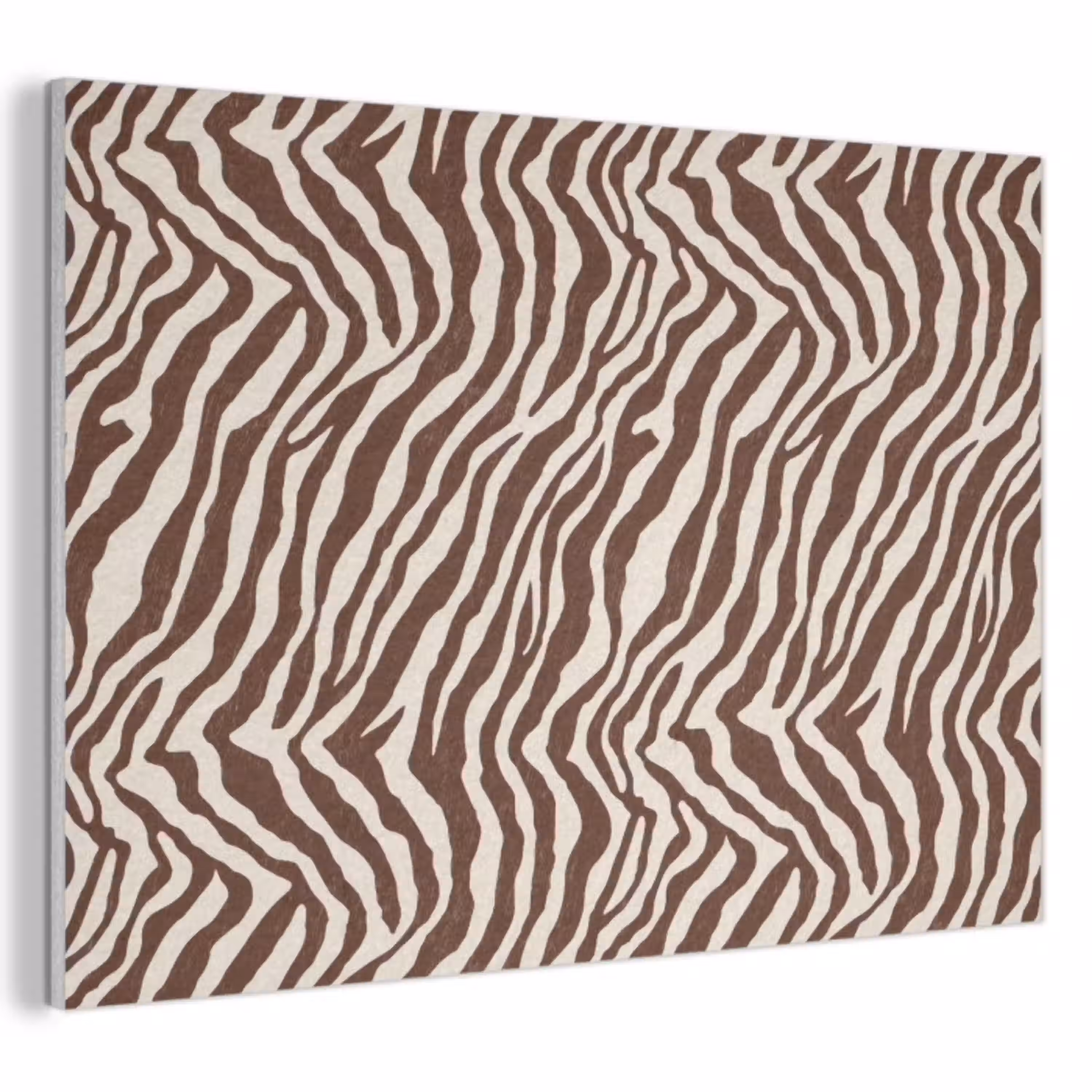 Zebra - Patroon - Zwart - Wit PET vilt klein 837 -3d