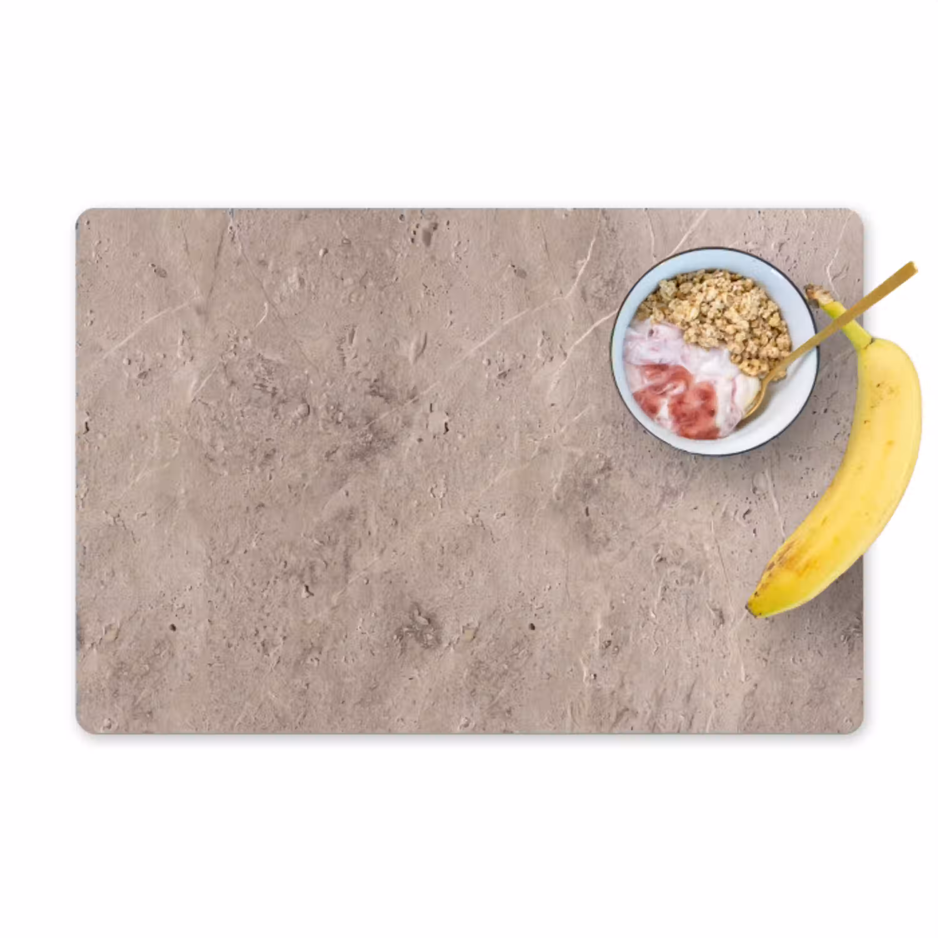 Textuur - Steen - Patroon - Rustiek - Beige Placemat vinyl groot -zzzproduct_Kitchenyeah-website