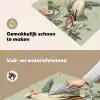 Gele kuifkaketoe - paradijsvogelbloemen - Groen Inductie beschemer met haakjes middel -ky-schoon-nl