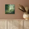 Bos - Pad - Zon - Bomen - Groen - Natuur aluminium wit klein -sfeer4