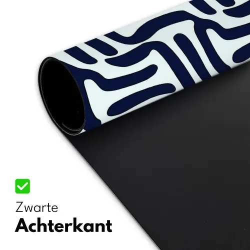 Abstract - Modern - Blauw Muismat XXL klein 681 -sfeer2