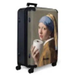 Klassiek - Humor - Kleurrijk NBS - Large koffer - Volwassenen Unisex groot -product1