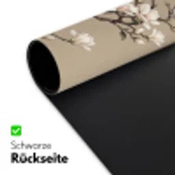 Oosters - Vogels - Beige Muismat XXL klein -ysfeer2_duits
