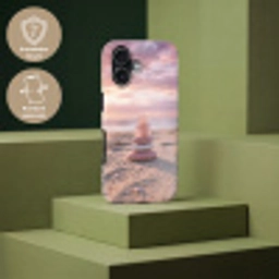 Stenen - Zand - Roze Toughcase MagSafe Apple iPhone 17 klein -USP_PrintM_DE