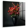 Boeket - Tulpen - Vaas - Rood plexiglas 5mm klein -zzzproduct_nieuw