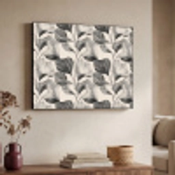 Botanisch - Bladeren - Zwart Textielframe zwart klein 947 -sfeer3