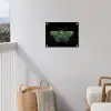 Mot - Levendig - Groen tuinposter los doek klein -sfeer8