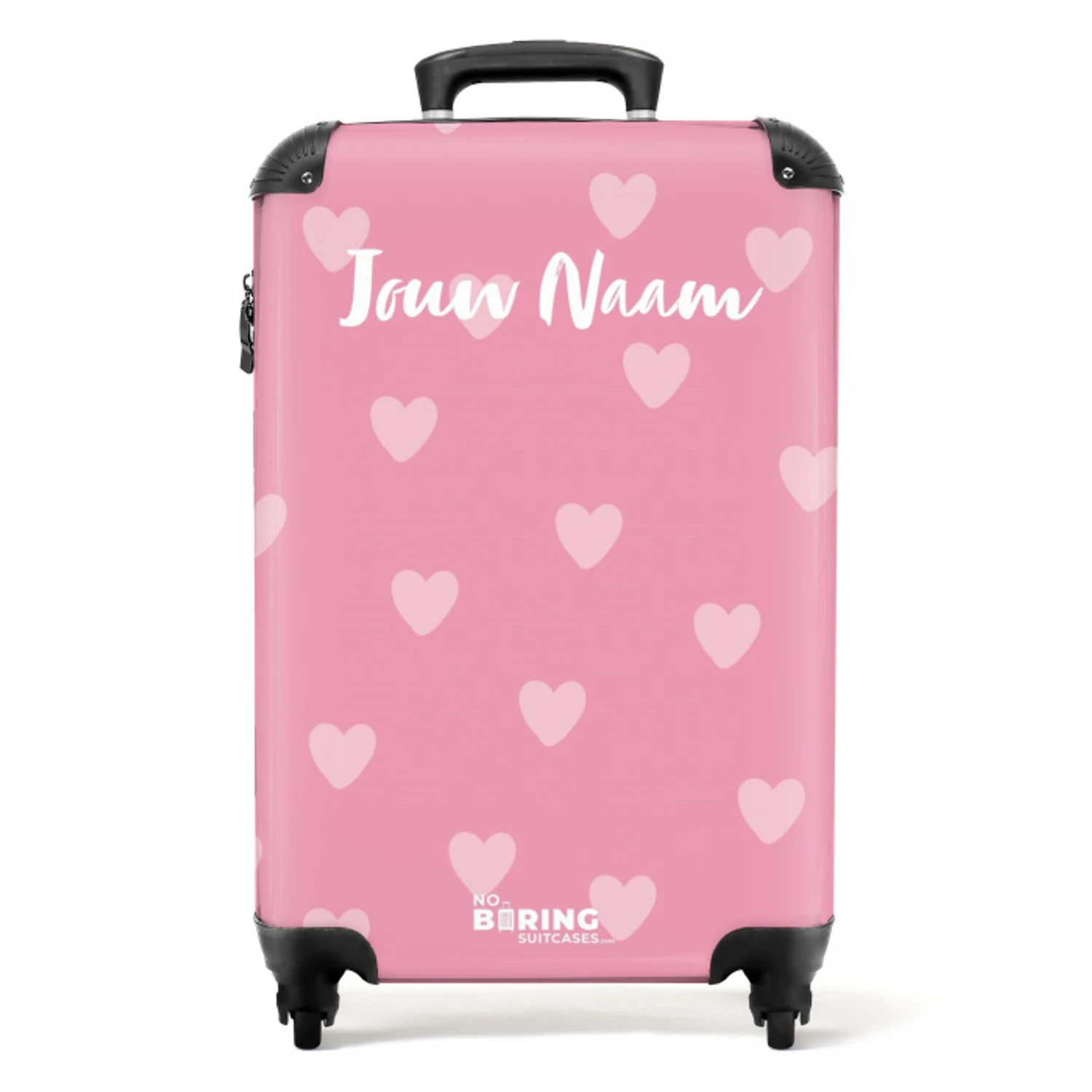 Hartjesritme NBS - Handbagage koffer - Kinderen Unisex middel -productfoto_recht