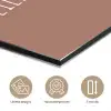 Spreuken - Thuis is het plekje waar de liefde woont - Quotes aluminium wit klein -closeup_NL