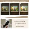 Panda - Wilde dieren - Jungle - Jongens - Kinderen Light Box met batterij (Wandlamp kind) middel -USP_dimbaarNL