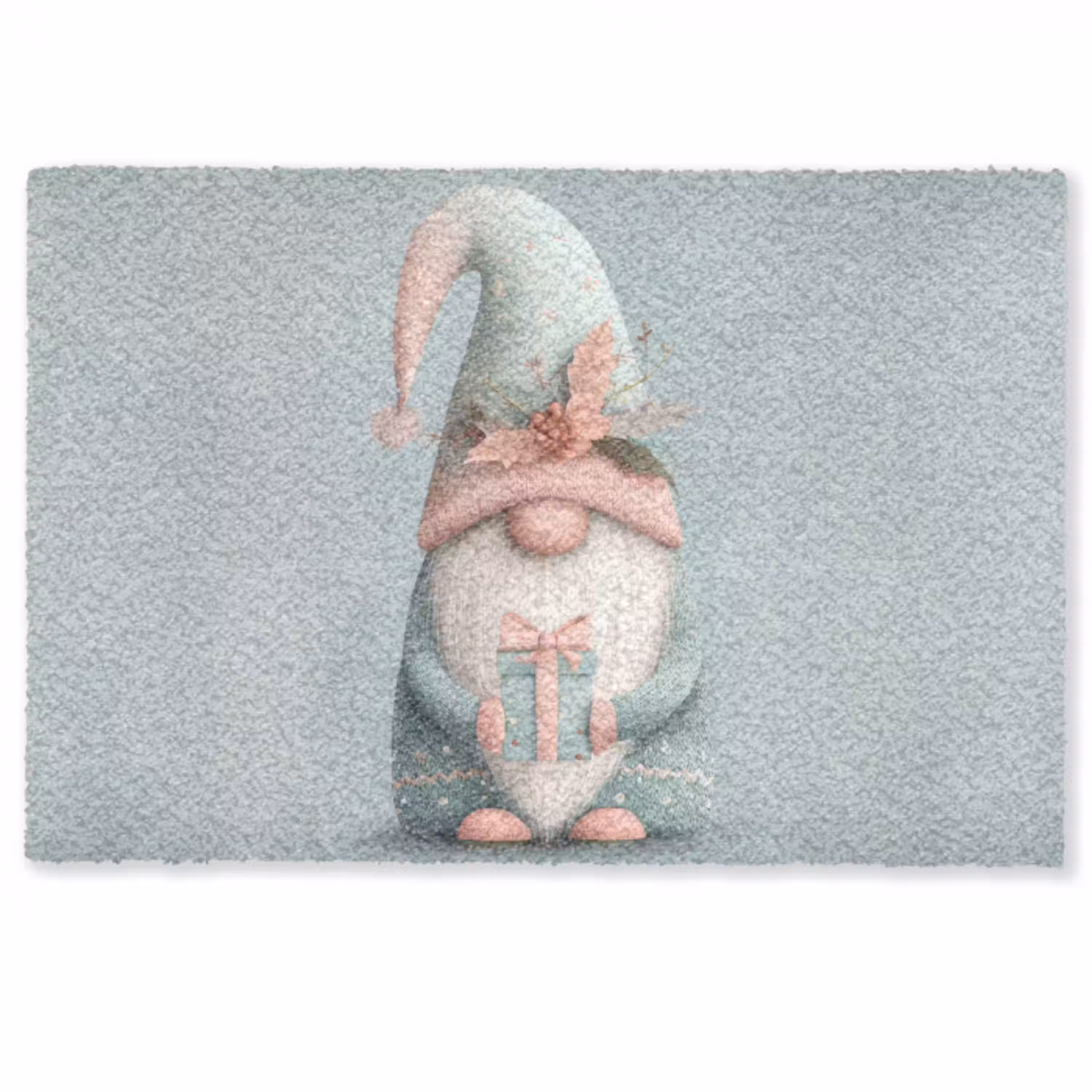 Kerstgnome - Cadeau - Groen Deurmat klein -zkaufland3d
