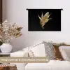 Mais - Eten - Goud - Zwart Wandkleed katoen klein -sfeer1