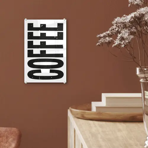 Koffie - Decoratie - Japandi - Vintage plexiglas 5mm klein -sfeer5
