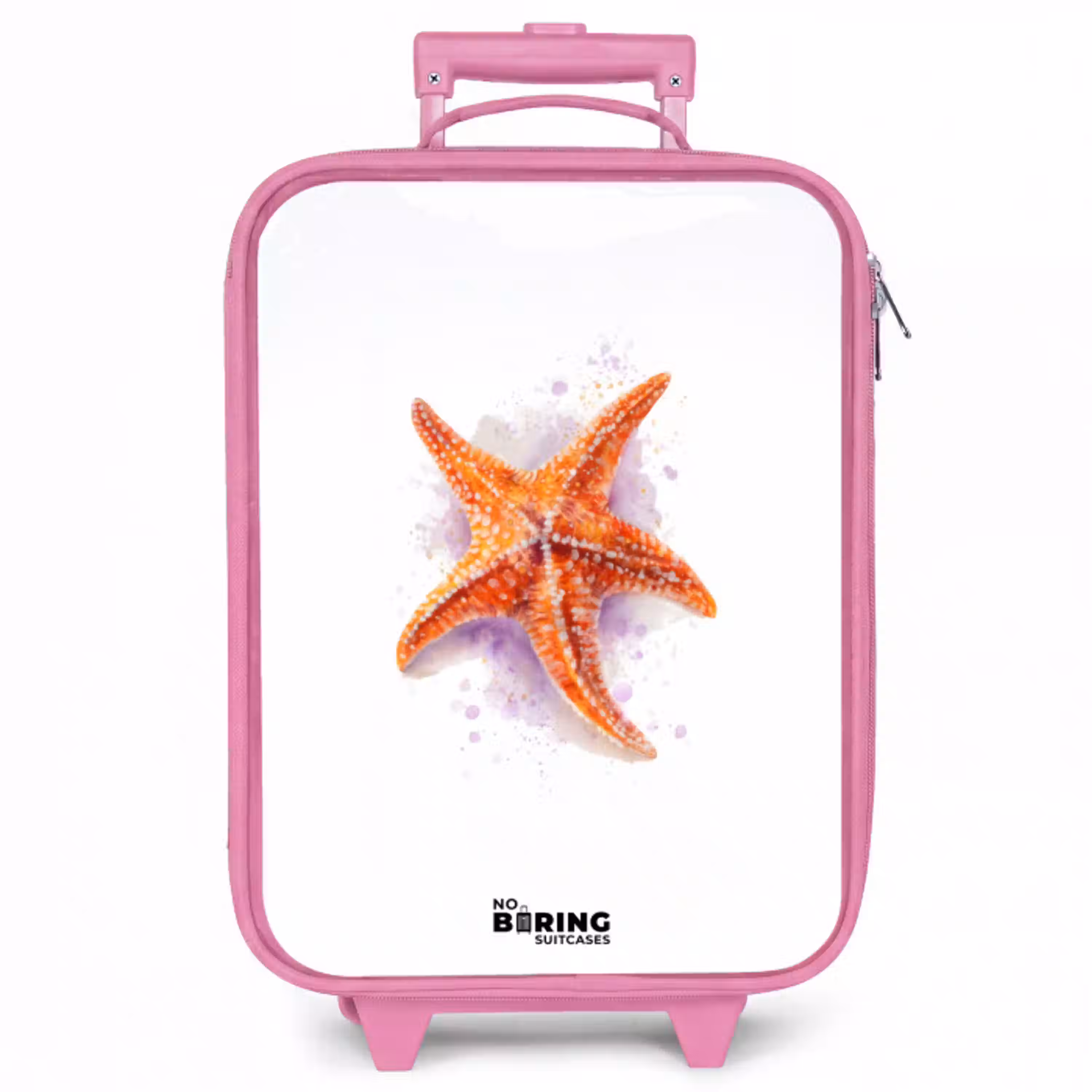 Oranje Zeester Illustratie Kinderkoffer - Roze klein -zzz_website3d