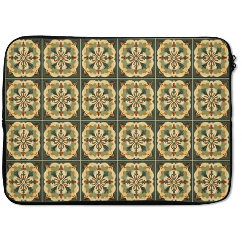 Ornament - Patroon - Groen laptophoes neopreen klein 279 -zkaufland3dotto