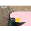 Grl pwr - Bliksem - Roze Placemat vinyl groot -closeup