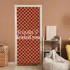 Tequila texted you - Glas - Vierkanten - Oranje deurposter klein -sfeer1