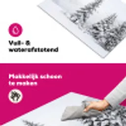 Fijnsparren - Sneeuw - Winter - Landschap - Stilte Inductie beschermer vinyl 3mm klein -wsfeer6_website