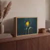 Koning - Portret - Druipende gele verf Light Box met batterij (Wandlamp) middel -sfeer2