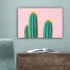 Cactussen - Modern - Pastel canvas 2cm klein -sfeer4