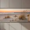 Pier - Zonsondergang - Strand keuken achterwand 2 middel zz_3dshopping
