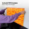 Verf - Oranje - Geel Inductie beschemer met haakjes klein 777 -ky-ophangen-nl