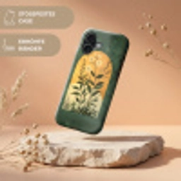 Plant - Bloemen - Wit Toughcase MagSafe Apple iPhone 17 klein -USP_RandenV_DE
