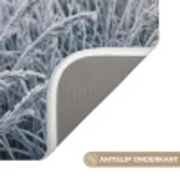 Rijp - Gras - Kristallen - Winter - Minimalistisch Badmat klein -USP_AntislipNL
