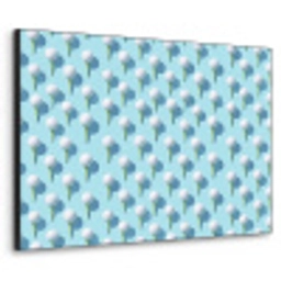 Golf - Ballen - Blauw Textielframe zwart klein 947 -3d