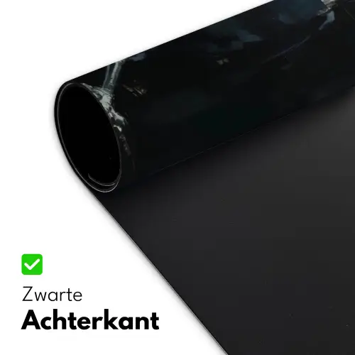 Raaf - Vogels - Zwart Muismat XXL klein -sfeer2