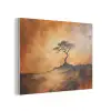 Boom - Landschap - Oranje PET vilt klein -3d