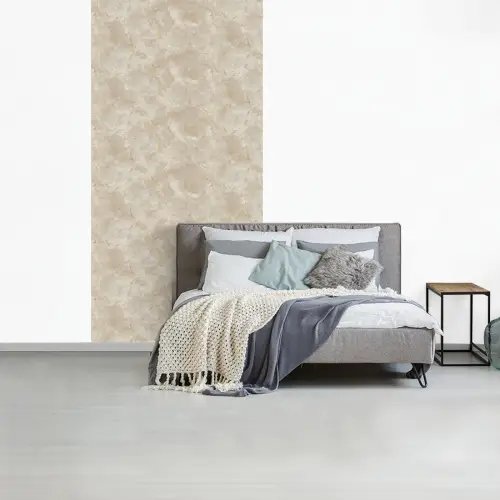 Lichtbeige - Marmer - Aders fotobehang vinyl groot 64 -slaapkamer
