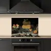 Stilleven met kazen - Schilderij van Floris Claesz. van Dijck keuken achterwand spatscherm klein -sfeer1