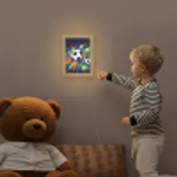 Sport - Ballen - Kleurrijk Light Box met kabel (Kinderlampje) klein -sfeer4a_kind