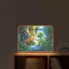 Schildpad - Dino - Jungle - Waterval Light Box met batterij (Wandlamp kind) middel -sfeer1_kind