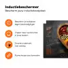 Houten - Hart - Kleurrijke - Specerijen Inductie beschermer vinyl 3mm klein -zzzzzzz-td-ups