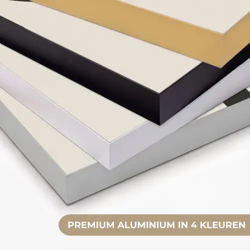 Liefde - Beige - Race Textielframe zwart klein -USP_kleurenNL