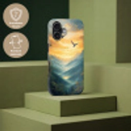 Vogels - Zon - Bomen - Groen Toughcase MagSafe Apple iPhone 17 klein -USP_PrintM_DE