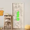 YOLO - Groen - Neon - Slangenprnt deurposter klein -sfeer4