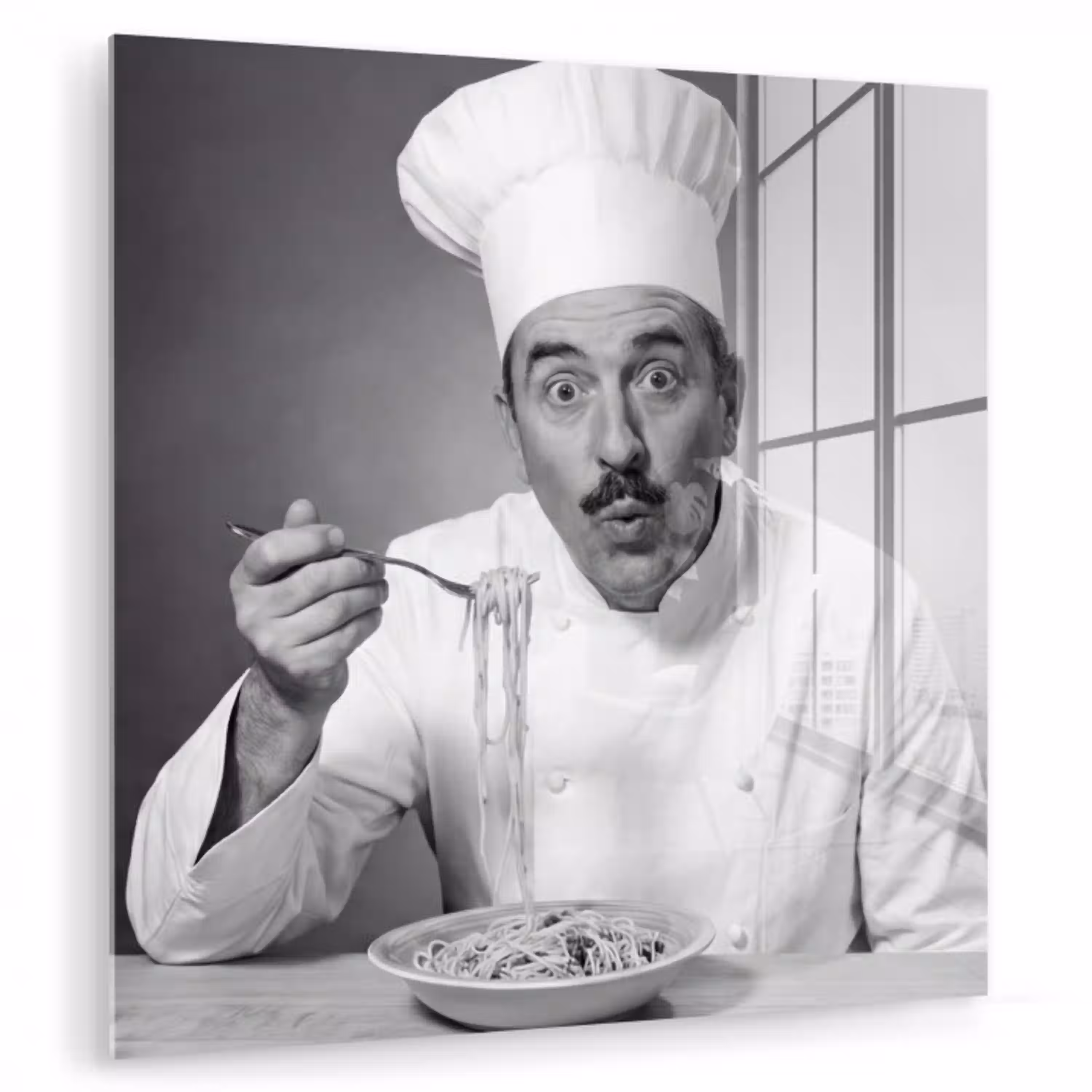 Chef - Spaghetti - Pasta plexiglas 5mm klein -zzzproduct_nieuw