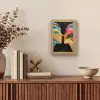 Kunst - Kleurrijk - Vrouw - Art - Abstract - Gezichten Light Box met kabel (Tafellamp) klein -sfeer2