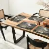 Vuurtoren - Golven - Storm Placemat vinyl groot -zzsfeer4_Kitchenyeah-website