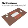 Yes girl you can - Oranje - Bruin Muismat XXL klein -sfeer4