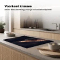 Roofvogel - Buizerd - Bruin Inductie beschermer vinyl 3mm klein -sfeer1