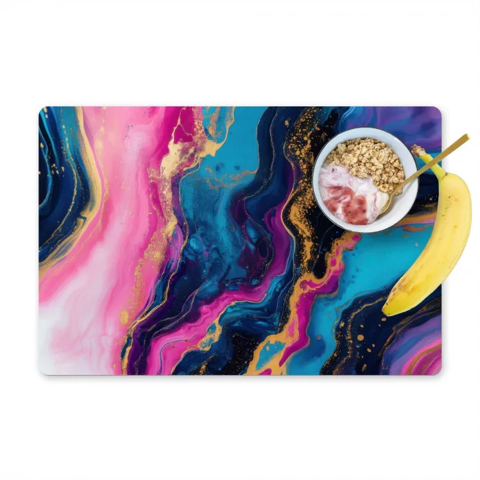 Marmer - Modern - Goud Placemat vinyl groot -zzzproduct_Kitchenyeah-website