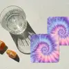 Pasteltinten - Paars - Spiraal - Marmer onderzetter kurk middel -sfeer4