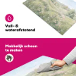 Bloemen veld - Bloemen - Groen Inductie beschermer vinyl 3mm klein -wsfeer6_website