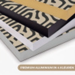 Grafisch - Lijnen - Zwart Textielframe zwart klein 947 -USP_kleurenNL
