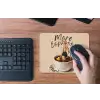 More espresso - Koffie - Eend muismat rubber klein -toetsenbord